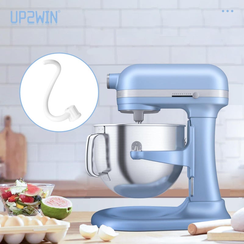 UP2WIN Spiral Dough Hook Replacement for Kitchen Aid Mixer - Coated Dough Hook for K5SS K5A KSM5 KS55 Pro 600, Dough Attachment for Kitchen aid Lift Stand Mixer, Work with kitchen Aid 5 qt / 6 qt Lift - Image 5
